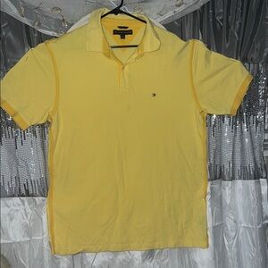 Tommy Hilfiger Bright Yellow Men's Polo Shirt